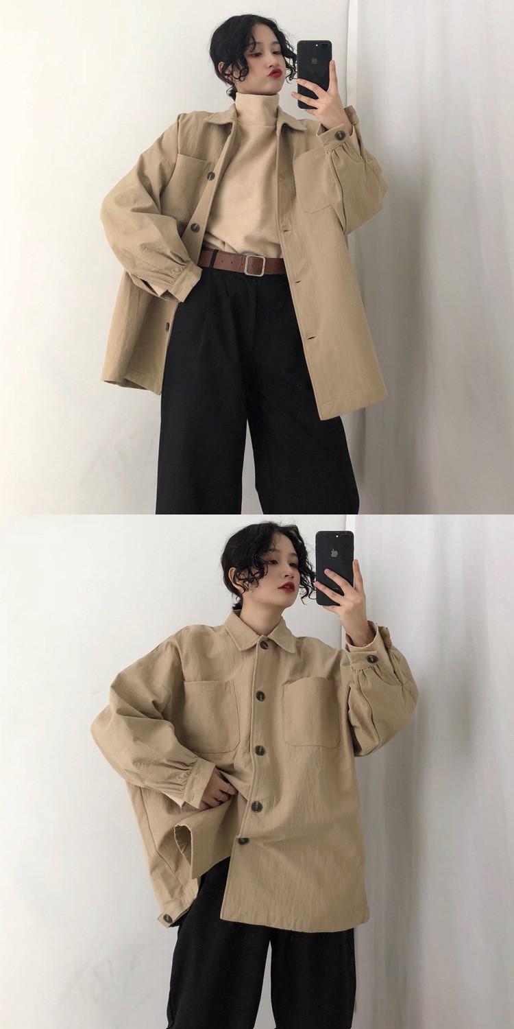 Áo Khoác Nữ Kiểu Dáng Thời Trang Phong Cách Hàn Quốc | BigBuy360 - bigbuy360.vn