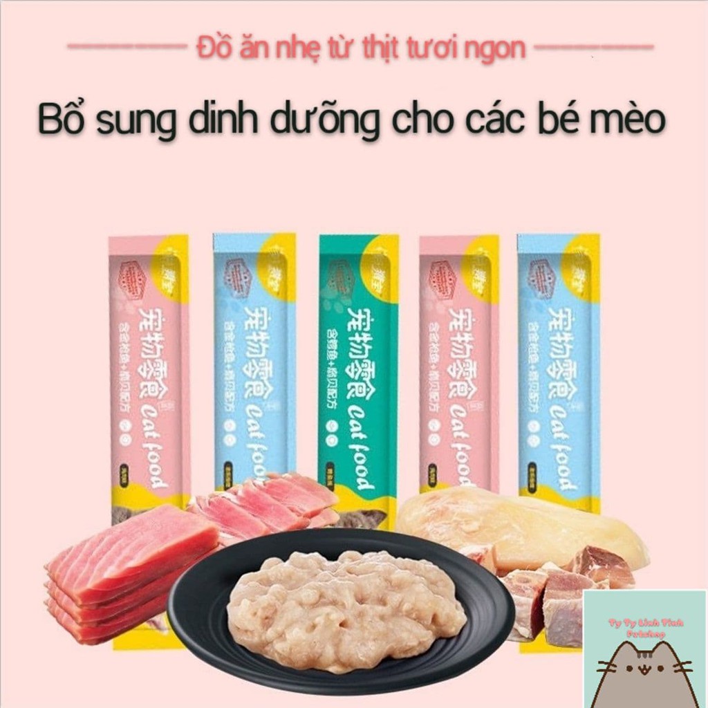 Súp thưởng Cat Food cho mèo thanh 15g