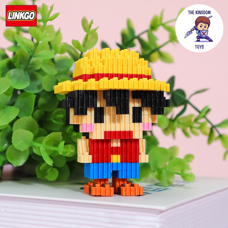 Đồ Chơi Lắp Ráp Kiểu LEGO LINKGO Luffy Zoro Sanji Nami Chopper Robin Ace Usopp Trọng Đảo Hải Tặc One Piece Mô Hình 3D
