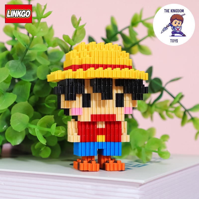 Đồ Chơi Lắp Ráp LINKGO Mô Hình Luffy Zoro Sanji Nami Chopper Robin Ace Usopp Trọng Đảo Hải Tặc One Piece Mô Hình 3D