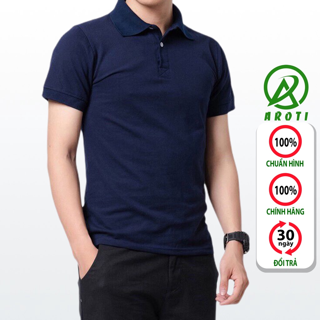 Áo Polo Nam AROTI Cổ Bẻ Vải Cotton Đẹp Cao Cấp,Mặc Siêu Mát Và Thoải Mái Chuẩn Form Đơn Giản,Lịch Lãm Nhiều Màu TA112-XT