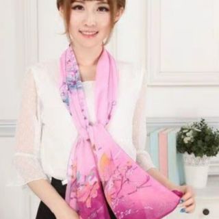 Khăn choàng nữ đẹp voan lụa