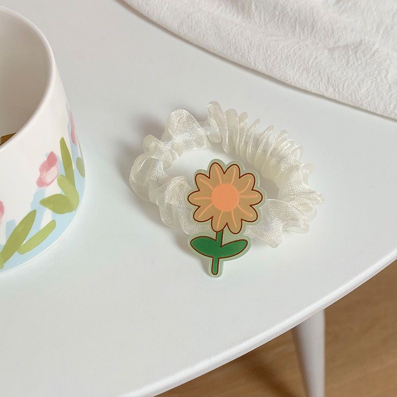 Set 5 dây buộc tóc đính charm cực xinh - UniLabel