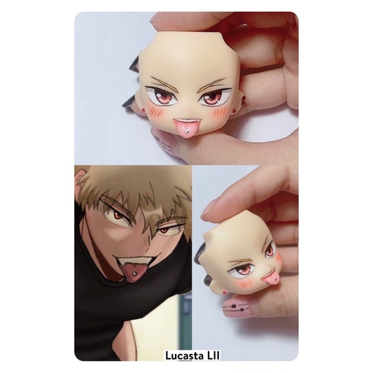 Mặt Bakugo kèm phụ kiện lưỡi