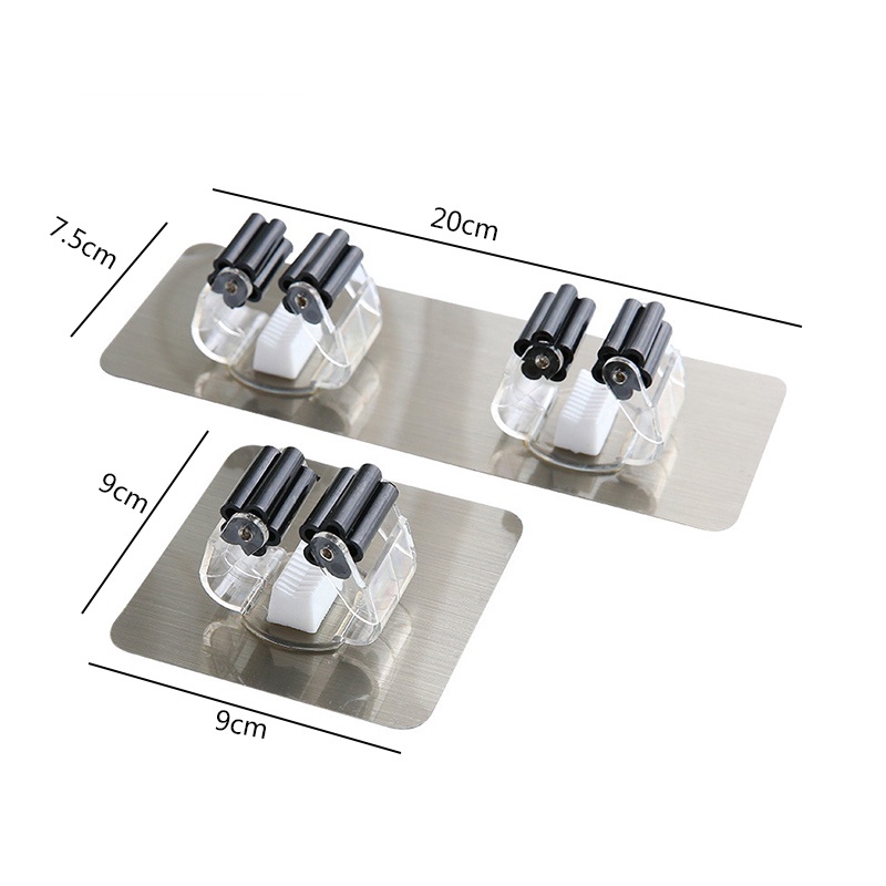 Giá Đỡ Chổi / Cây Lau Nhà Gắn Tường Đa Năng Tiện Dụng Cho Nhà Bếp / Phòng Tắm