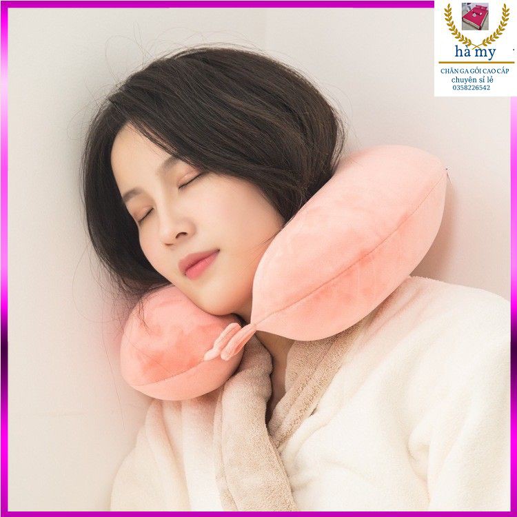Gối Kê Cổ Hình Chữ U Gối Cố Định Cổ Bền Đẹp Mẫu Mã Đa Dạng ( Ib chọn mẫu)