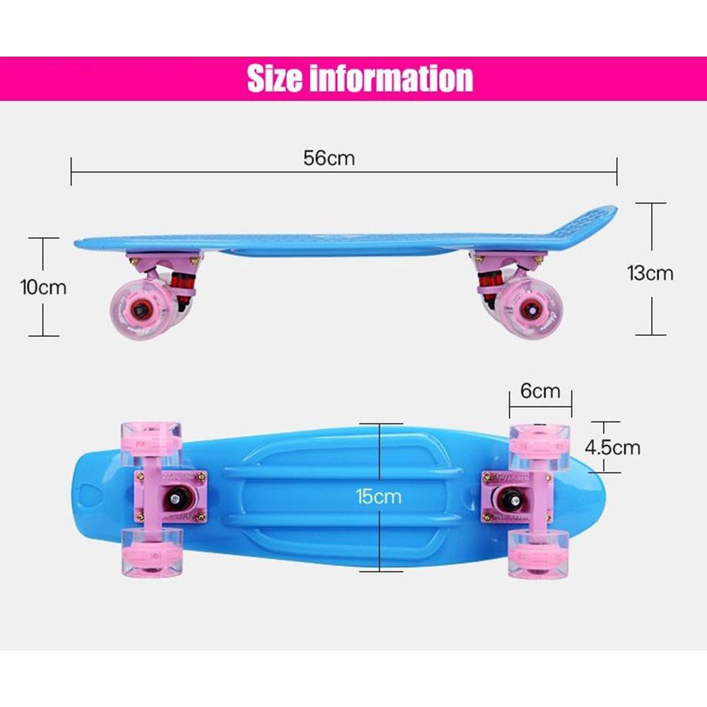 Ván trượt Skateboard thép nguyên khối Bánh 3 lớp Kamitoy - MS