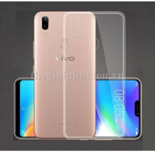 Ốp lưng dẻo silicon vivo v9 siêu mỏng trong suốt