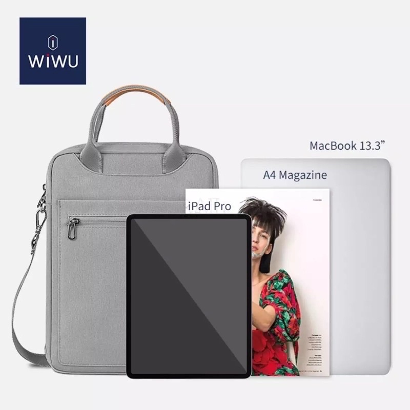 Túi đeo dọc chống thấm nước WIWU Pioneer 12.9’ Tablet Bag cho Ipad - Macbook
