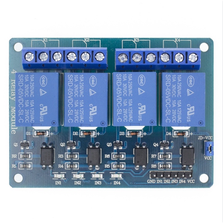 Mô Đun Rơ Le 5V 1 2 4 8 Kênh Kèm Cặp Quang Opto Chất Lượng Cao Mô Đun Rơ Le Đầu Ra X Arduino 1CH 2CH 4CH 8CH