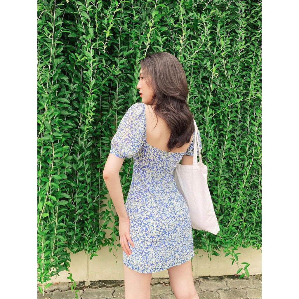 Đầm hoa cột nơ nhiều màu sang chảnh | BigBuy360 - bigbuy360.vn