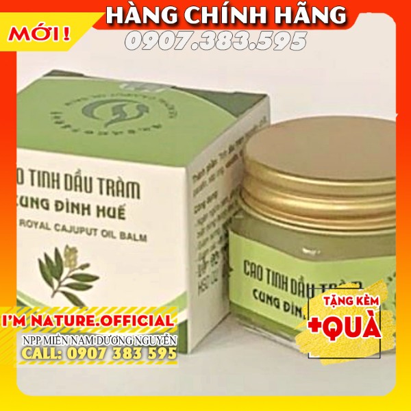 Cao Tràm Đuổi Muỗi - Giảm Sưng Vết Muỗi Đốt Tinh Dầu Tràm Cung Đình Huế 20gr - An Toàn Cho Bé 6 Tháng