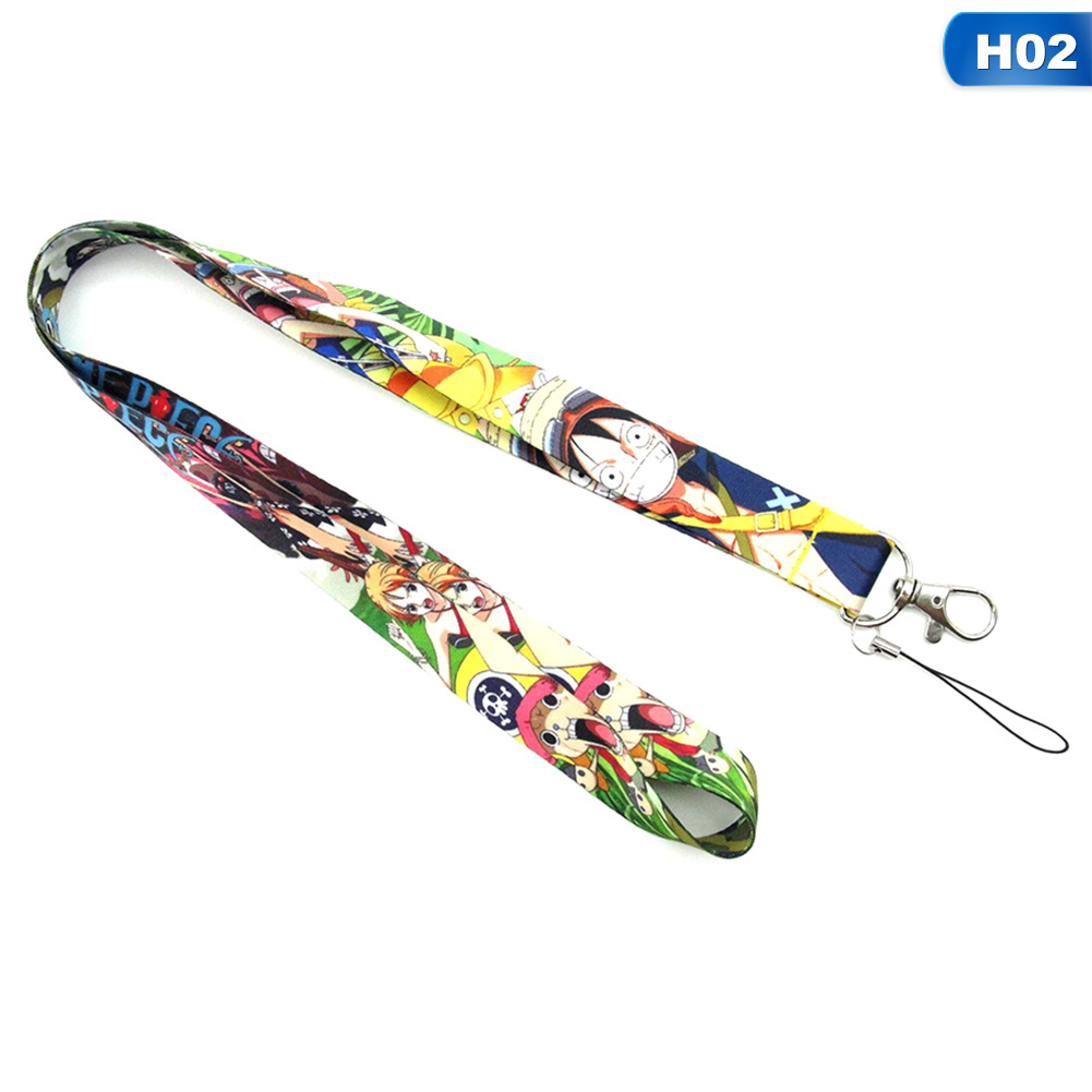 flowersqueen Dây Đeo Điện Thoại In Hình Nhân Vật Hoạt Hình One Piece
