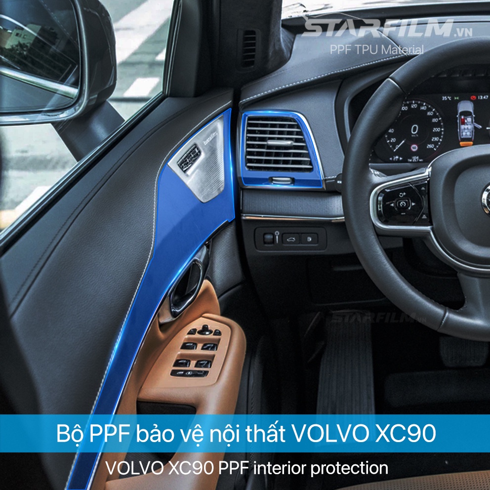 Volvo XC 90 PPF TPU Nội thất chống xước tự hồi phục STARFILM