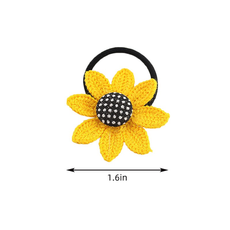 Dây Buộc Tóc Cao Su Co Giãn Xinh Xắn Cho Bé Gái