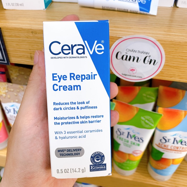Kem dưỡng mắt CeraVe Eye Repair Cream ( 14.2g )