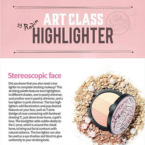 Phấn trang điểm TOO COOL FOR SCHOOL Art class By Roding Blusher_PECHE/ ROSE/ GINGER | BigBuy360 - bigbuy360.vn