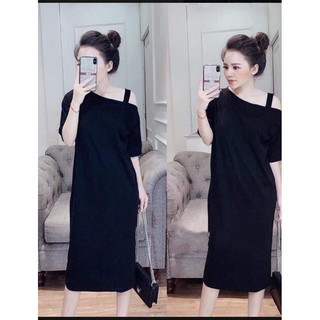 váy lệch vai
