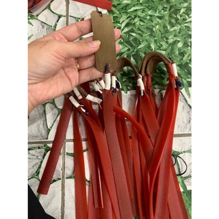 Dây ná cao su bắn đá truyền thống ( màu đỏ )