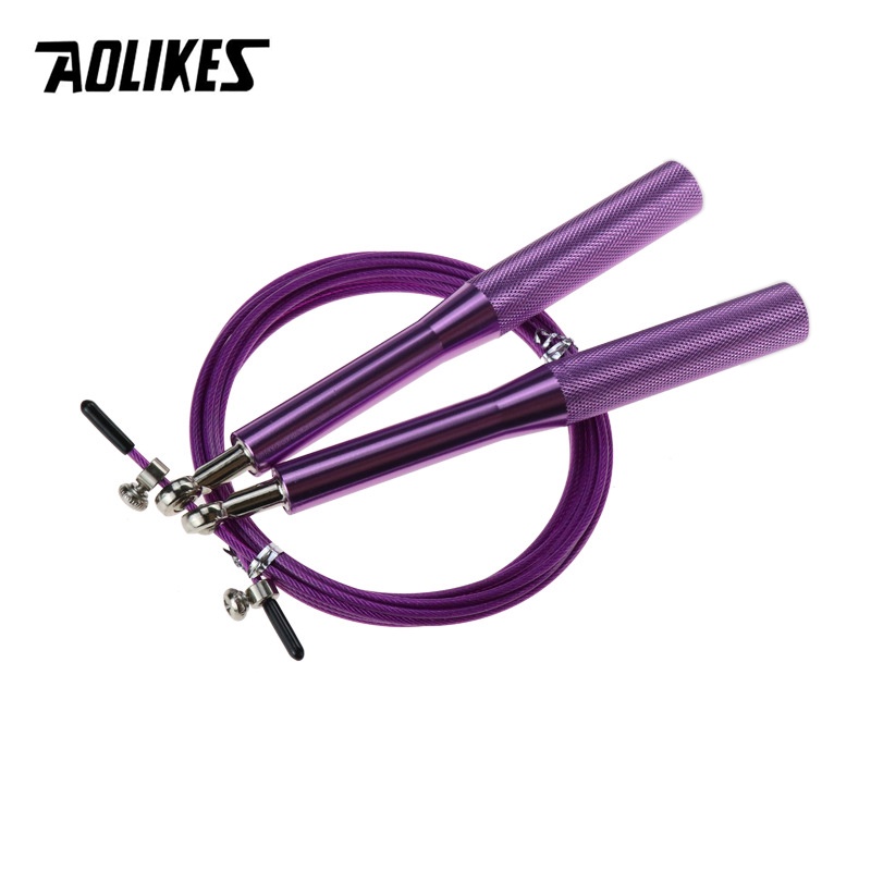 Dây nhảy thể dục loại nặng AOLIKES A-3203 lõi thép cao cấp Speed Jump Rope