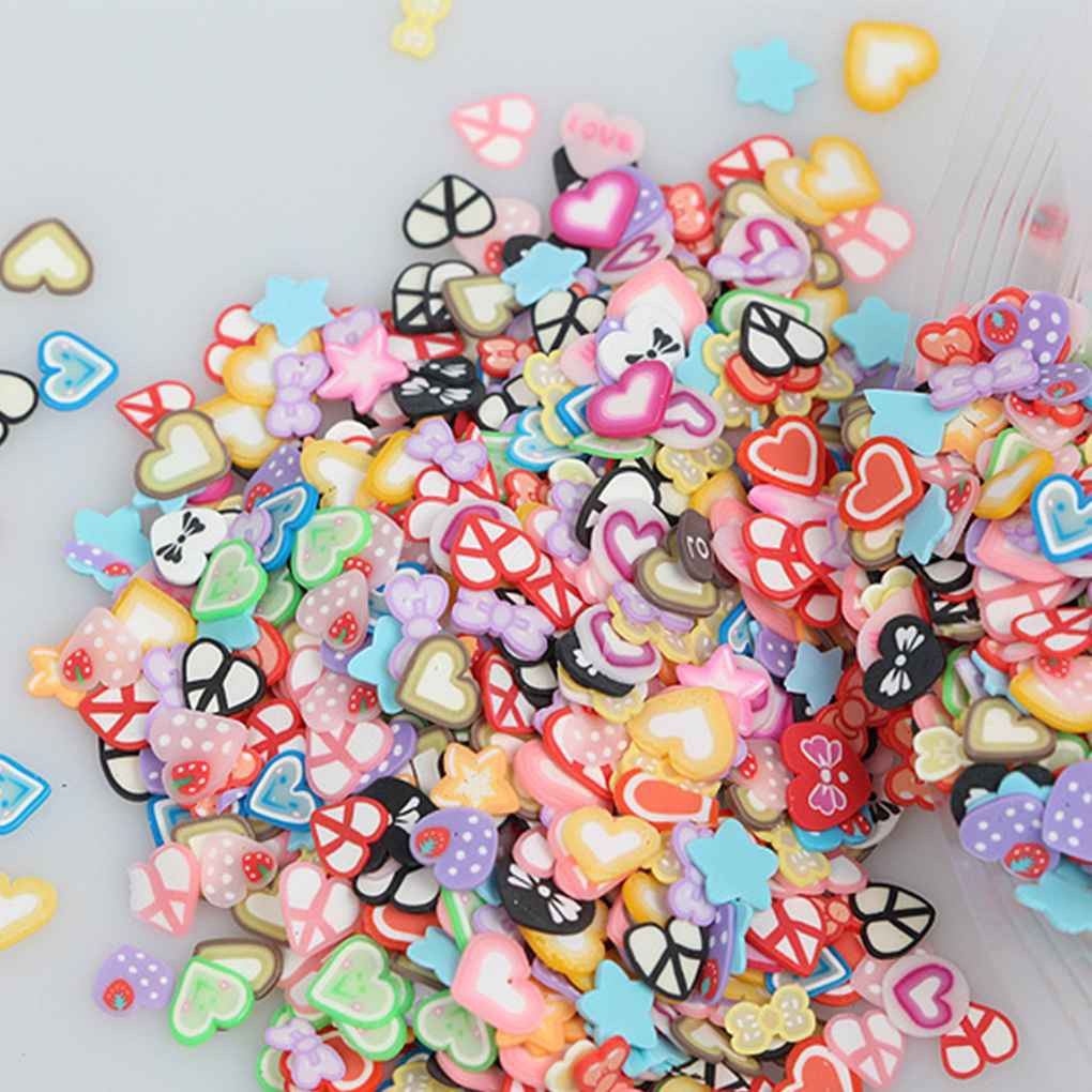 Bộ 1000 Hình Dán Trái Cây 3d Trang Trí Móng Tay Xinh Xắn