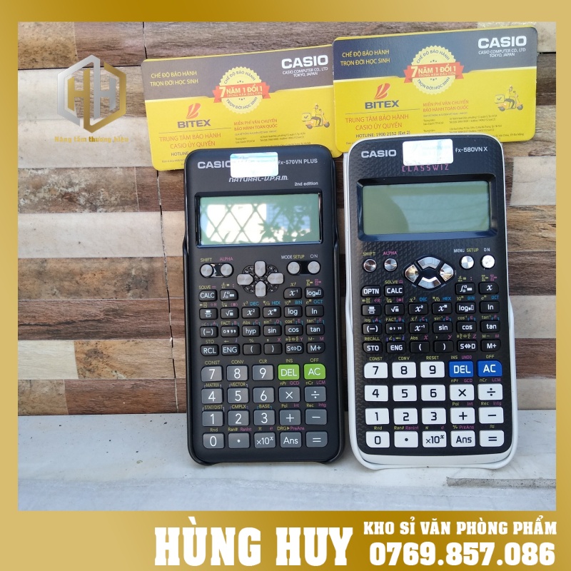 MÁY TÍNH CASIO FX 570VN Plus CHÍNH HÃNG TEM BITEX®(giá tại kho)