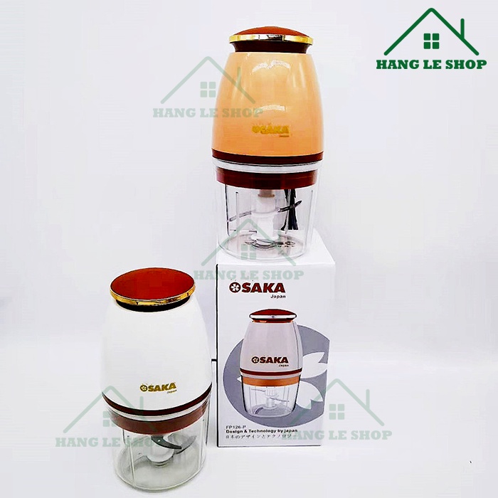 Máy Xay Cầm Tay Mini Đa Năng Osaka Japan, Model 2022, Công Suất 350W, Dùng Xay Thịt, Hoa Quả, Rau Củ