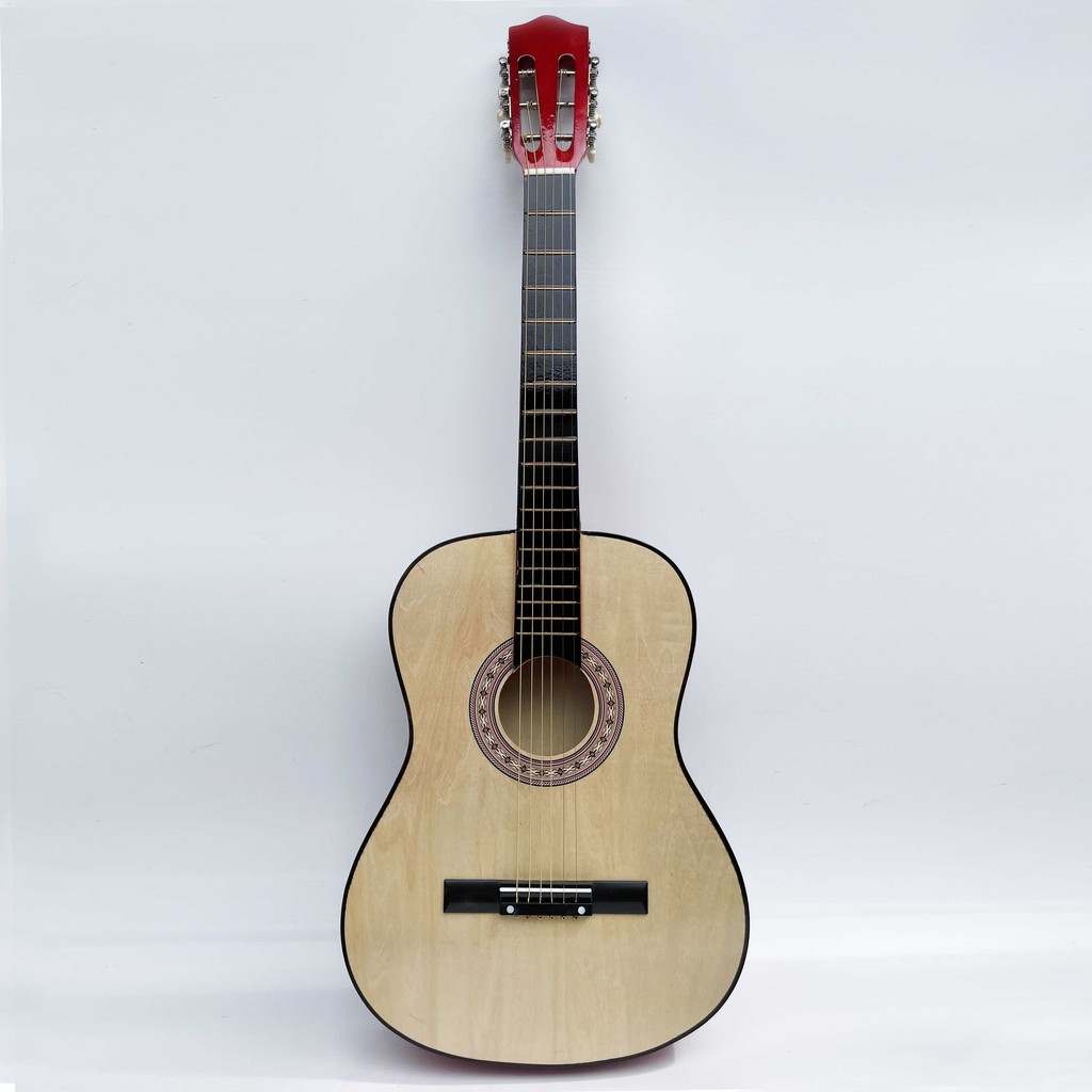 Đàn Guitar Woim Acoustic Dáng D GU04 Màu Gỗ Hồng Đào