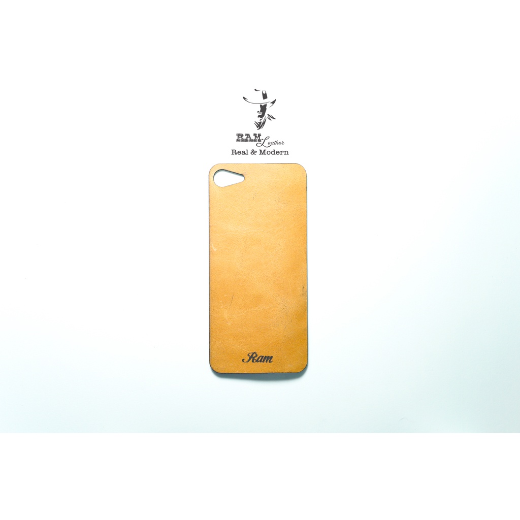 Tấm Dán Lưng Iphone 7 Da Bò Vàng - RAM Leather