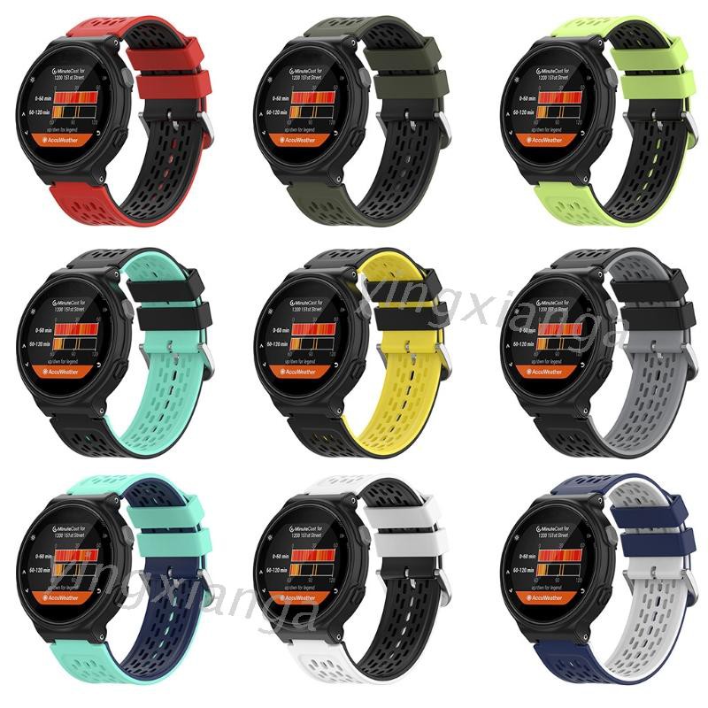 Dây Đeo Silicon Thay Thế Cho Đồng Hồ Garmin Forerunner 220 / 230 / 235 / 620 / 630 / 735xt / 235xt