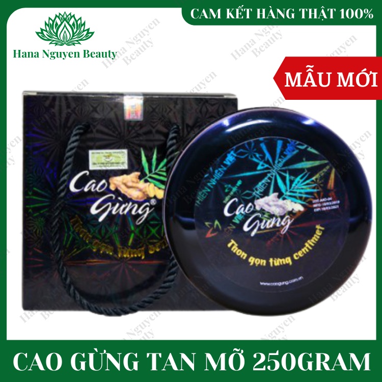 CAO GỪNG TAN MỠ THIÊN NHIÊN VIỆT 250GRAM