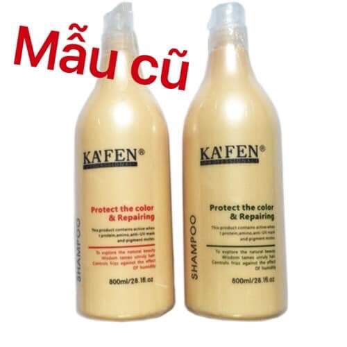 [FreeShip – Chính Hãng] Cặp dầu gội xả Kafen 800ml siêu mềm mượt, lưu hương 3 ngày được 90% salon tin dùng.