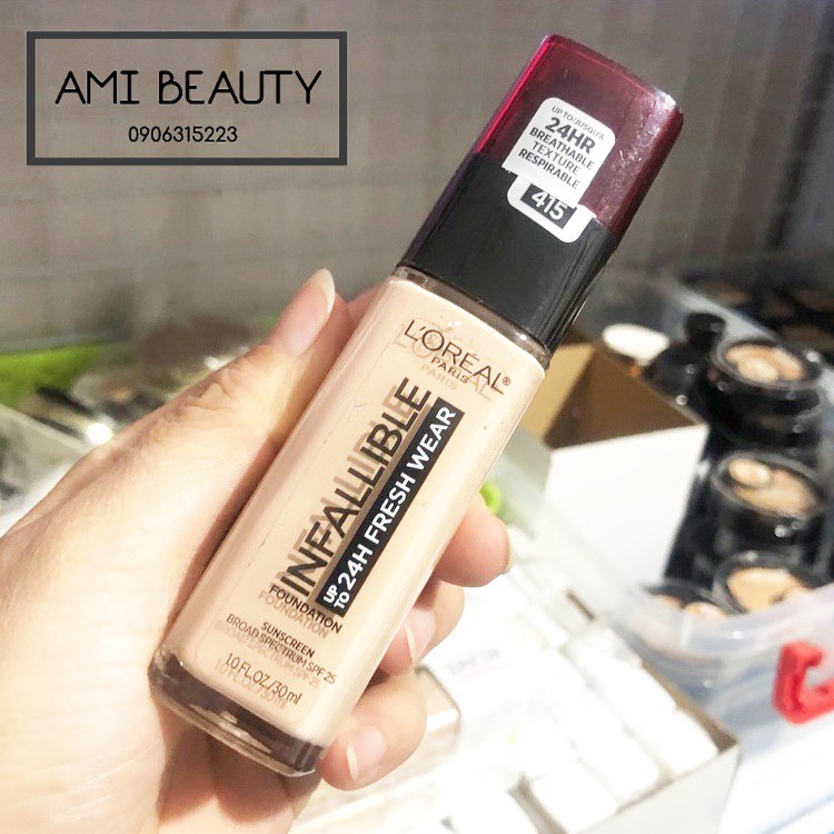 Kem Nền Lâu Trôi 24H L'Oreal Infallible 24 Fresh Wear Foundation 30ml ( Loreal )