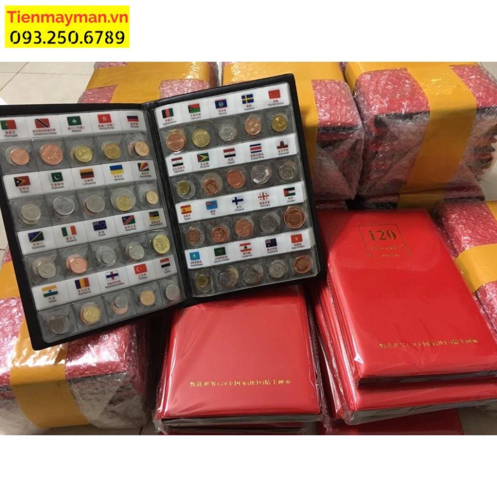 Quyển Album 180 Đồng Xu Của 180 Quốc Gia Trên Thế Giới