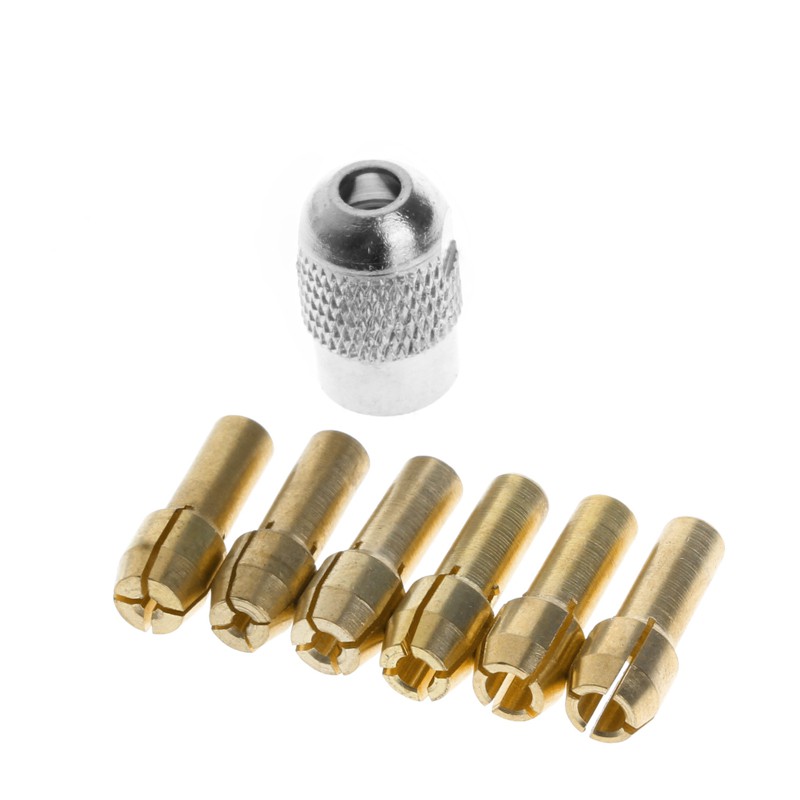 Set 6 mâm cặp bằng đồng 1.0 / 1.6 / 2.0 / 2.4 / 3.0 / 3.2 + M8X0.75