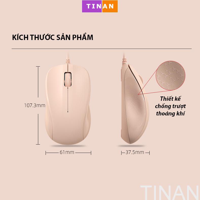 [Chuẩn Xịn BH 12 tháng) Chuột Máy Tính Có Dây BOW M136U, Màu Morandi Mới, Dùng Cho Văn Phòng | BigBuy360 - bigbuy360.vn