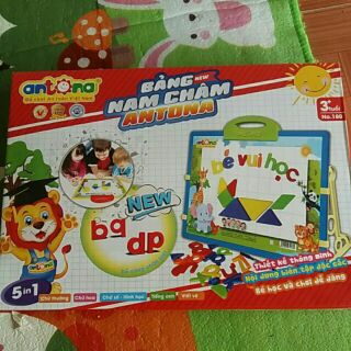 Nhập MYLY81011 Giảm ngay 20k cho đơn 250k.Bảng nam châm 5 in 1 antona. Đồ chơi an toàn việt nam