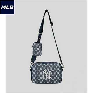 Túi denim MLB hoa nam và nữ ny messenger thắt lưng ngực