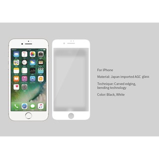 Kính cường lực iphone 8 Plus Nillkin 3D CP+ Max Full màn hình