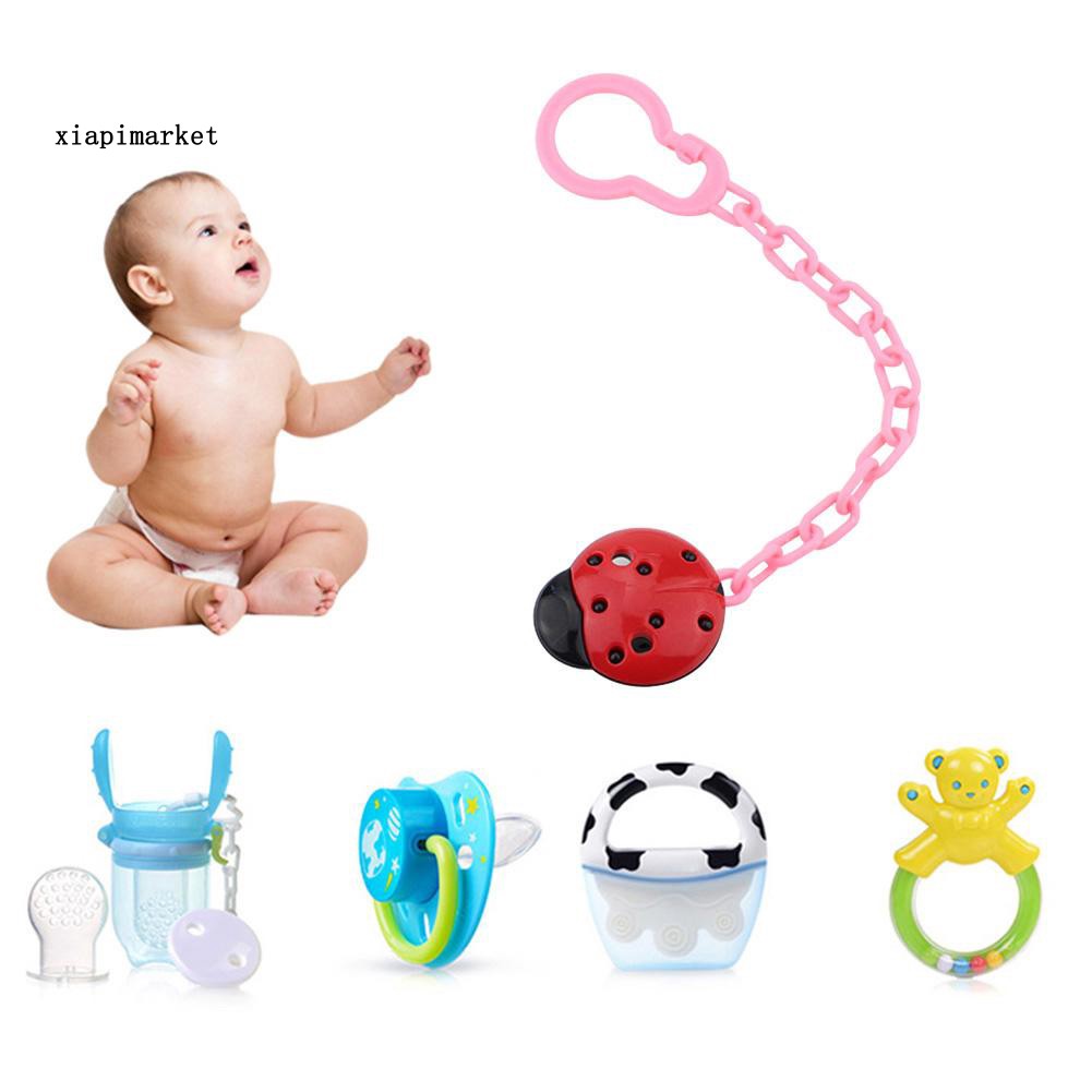 Dụng cụ giữ ti giả có kẹp gắn dây xích tiện lợi cho bé