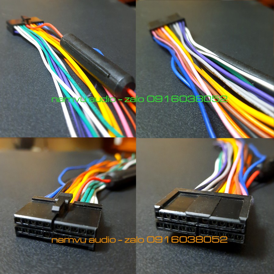 Jack kết nối nguồn và loa 20PIN cho đầu CD JENSEN - KOVAL