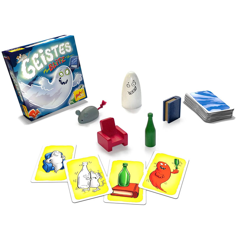 Bộ Thẻ Bài Trò Chơi Ghost blitz Geistes Phiên Bản Tiếng Anh