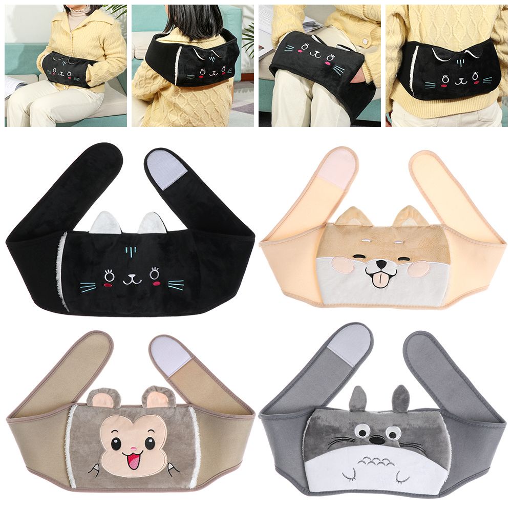 Vỏ Bọc Giữ Ấm Bình Nước Nóng In Họa Tiết Hoạt Hình Dễ Thương Chống Nổ Có Thể Sạc Lại Tiện Dụng