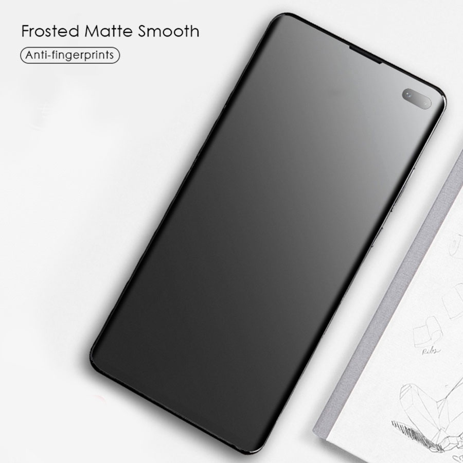 Miếng Dán chống vân tay Full Màn Cho Samsung Galaxy S8 S9 S10 S20 S21 S22 Plus Note 8 9 10 20 Ultra