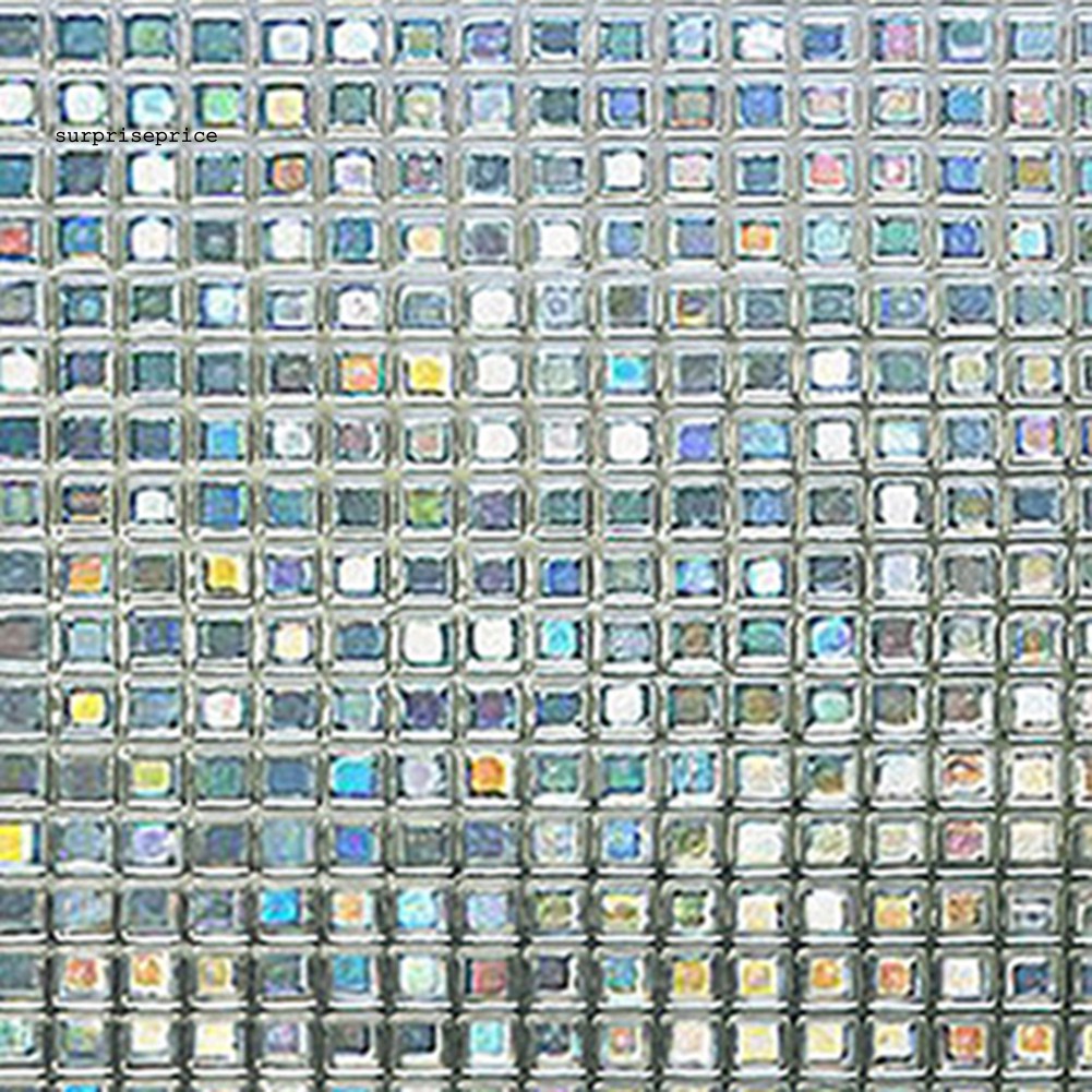 Miếng dán trang trí cửa sổ hình vuông đa sắc độc đáo