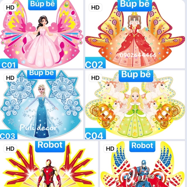 10 Lồng Đèn Mô Hình Cánh 4D Siêu Thực - Lồng Đèn Trung Thu Có Nhạc
