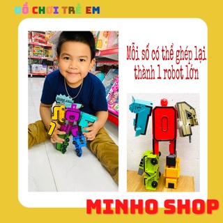 ROBOT SỐ BIẾN HÌNH TỪ SỐ 0 ĐẾN SỐ 9( 1 SỐ LẺ)