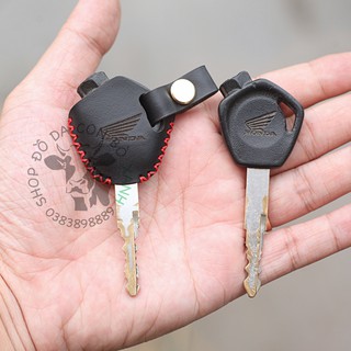 Bao Da Chìa Khóa Honda Wave RSX, Alpha, Vision... chìa khóa cơ handmade da thật