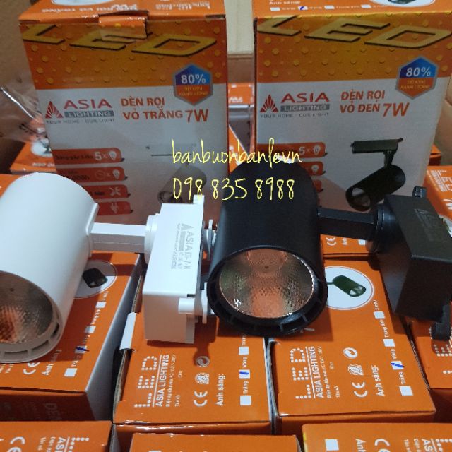 Mua 10 tặng 1 - Đèn rọi ray 7w ASIA ( 1 đèn) - Mua 10 tặng 1