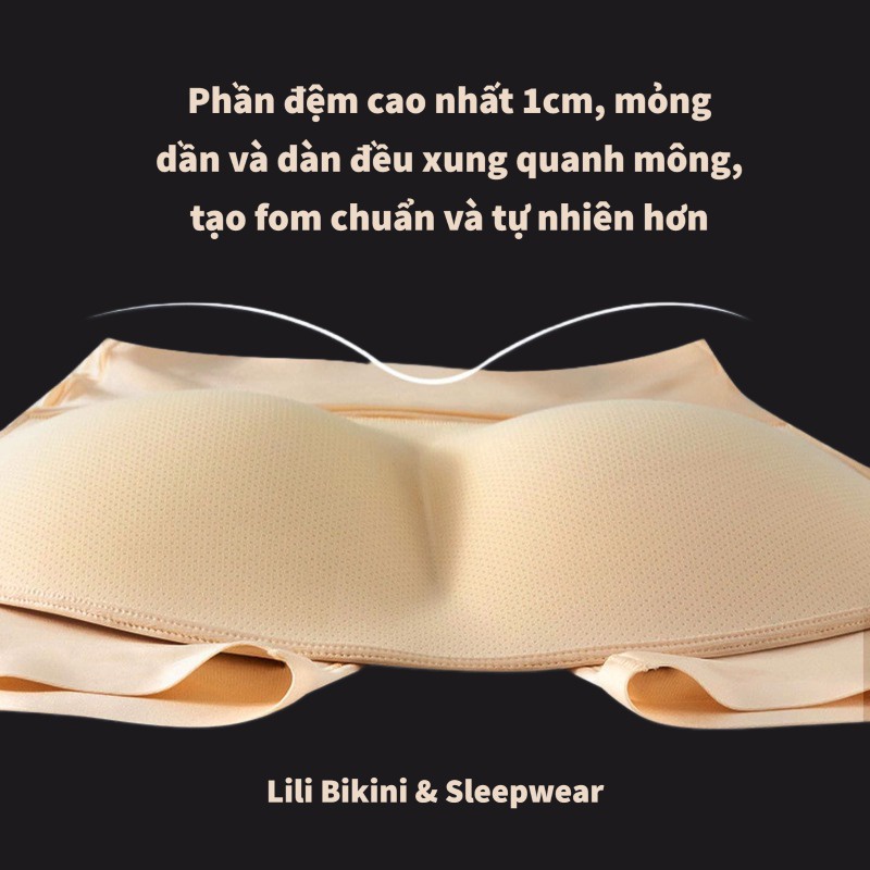 (Có bigsize) Quần Độn Mông, Nâng Mông và Hông cạp cao gen bụng chất su đúc cao cấp xuất Nhật nâng mông tròn đều